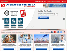 Tablet Screenshot of gornitz.com